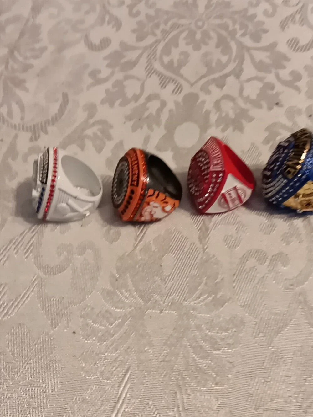 Tournament / Champions Rings - Assorted Colors (Set of 4)